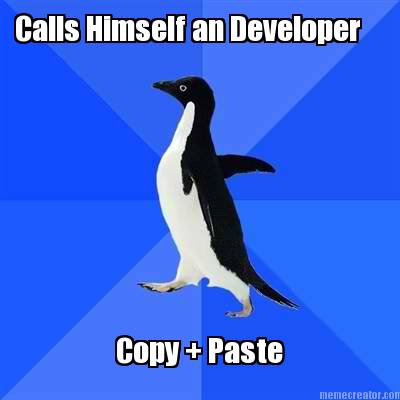 calls-himself-an-developer-copy-paste