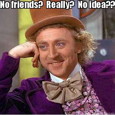 no-friends-really-no-idea
