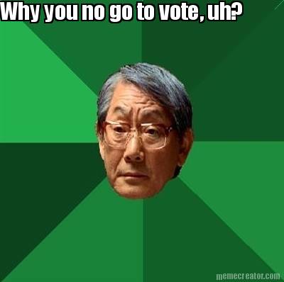 why-you-no-go-to-vote-uh