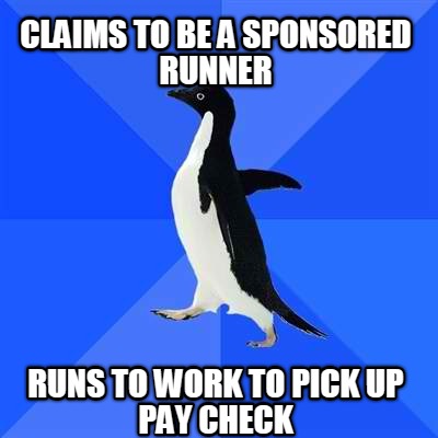 claims-to-be-a-sponsored-runner-runs-to-work-to-pick-up-pay-check