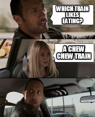 which-train-likes-eating-a-chew-chew-train