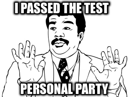 i-passed-the-test-personal-party