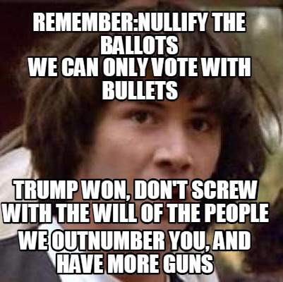 remembernullify-the-ballots-we-can-only-vote-with-bullets-trump-won-dont-screw-w