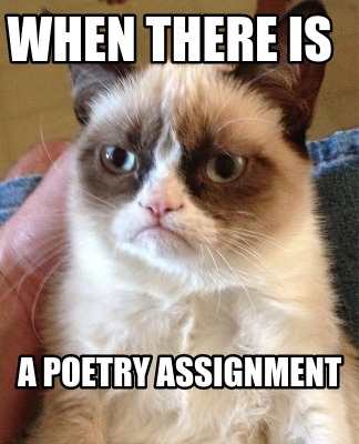 when-there-is-a-poetry-assignment