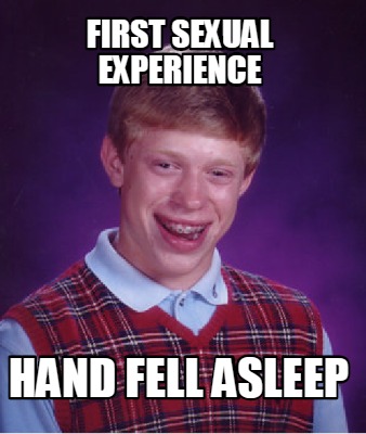 first-sexual-experience-hand-fell-asleep
