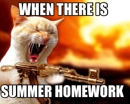 when-there-is-summer-homework
