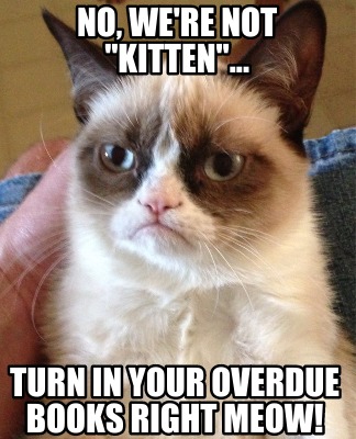 no-were-not-kitten...-turn-in-your-overdue-books-right-meow