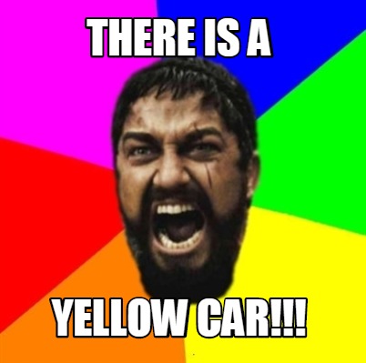 there-is-a-yellow-car