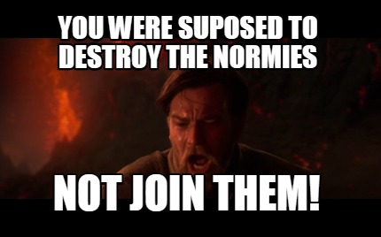 you-were-suposed-to-destroy-the-normies-not-join-them