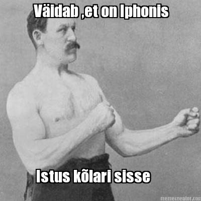 istus-klari-sisse-vidab-et-on-iphonis