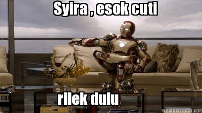 syira-esok-cuti-rilek-dulu