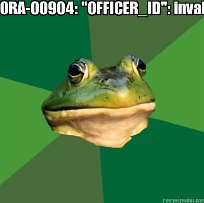 ora-00904-officer_id-invalid-identifier