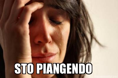 sto-piangendo