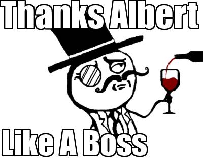 thanks-albert-like-a-boss