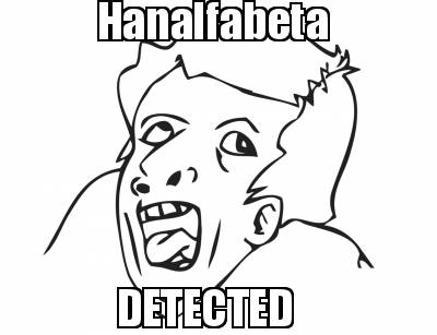 hanalfabeta-detected