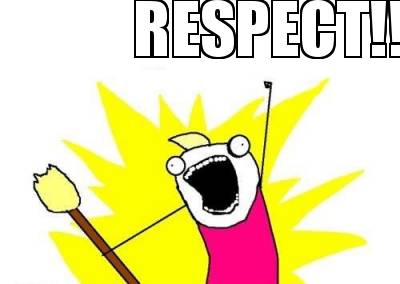 respect