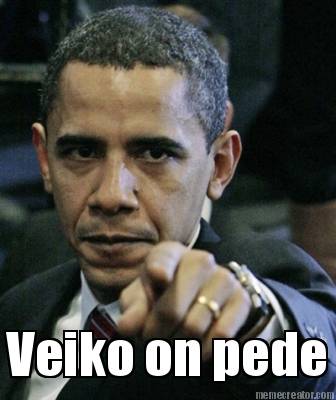 veiko-on-pede