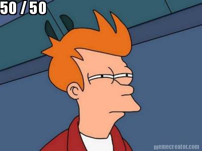 50-50