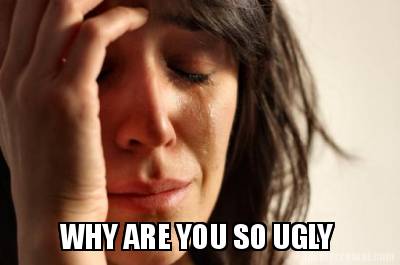 why-are-you-so-ugly