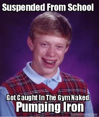 suspended-from-school-got-caught-in-the-gym-naked-pumping-iron