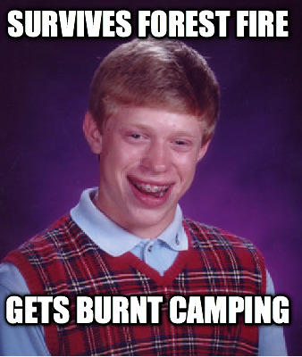 survives-forest-fire-gets-burnt-camping