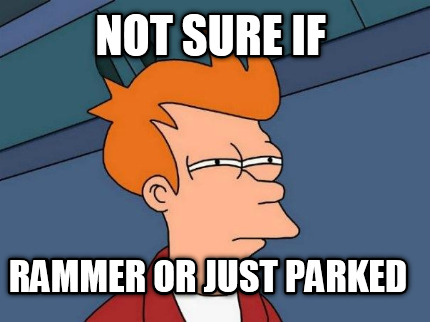 not-sure-if-rammer-or-just-parked