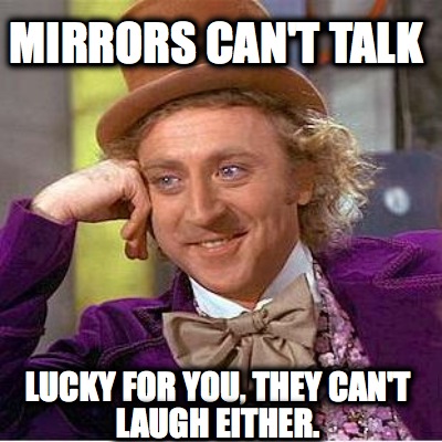 mirrors-cant-talk-lucky-for-you-they-cant-laugh-either