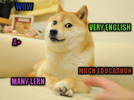 wow-many-lern-very-english-much-educashun-a