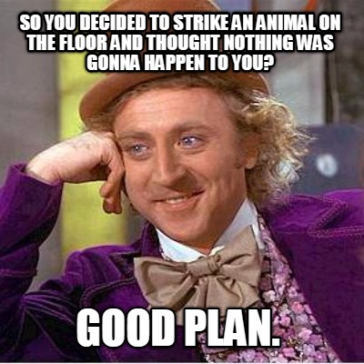 so-you-decided-to-strike-an-animal-on-the-floor-and-thought-nothing-was-gonna-ha