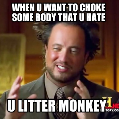 when-u-want-to-choke-some-body-that-u-hate-u-litter-monkey