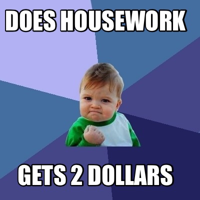 does-housework-gets-2-dollars