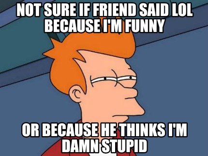 not-sure-if-friend-said-lol-because-im-funny-or-because-he-thinks-im-damn-stupid