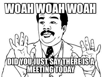 woah-woah-woah-did-you-just-say-there-is-a-meeting-today