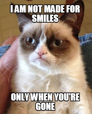 i-am-not-made-for-smiles-only-when-youre-gone