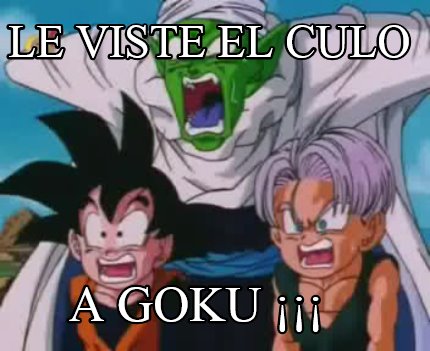 le-viste-el-culo-a-goku-