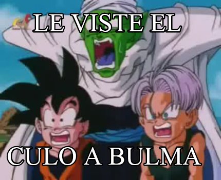 le-viste-el-culo-a-bulma