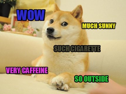 much-sunny-very-caffeine-such-cigarette-so-outside-wow