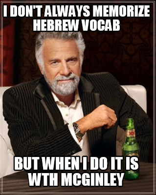 i-dont-always-memorize-hebrew-vocab-but-when-i-do-it-is-wth-mcginley