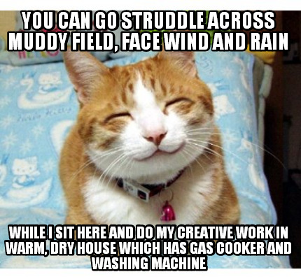 you-can-go-struddle-across-muddy-field-face-wind-and-rain-while-i-sit-here-and-d