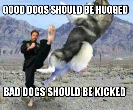 good-dogs-should-be-hugged-bad-dogs-should-be-kicked