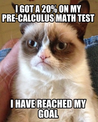 i-got-a-20-on-my-pre-calculus-math-test-i-have-reached-my-goal