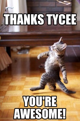 thanks-tycee-youre-awesome