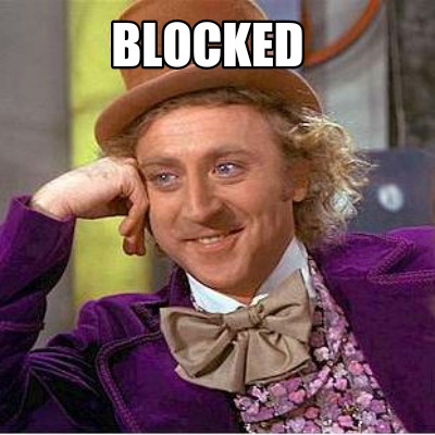 blocked