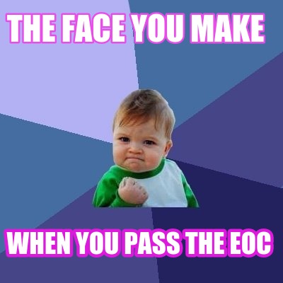 the-face-you-make-when-you-pass-the-eoc