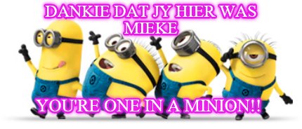 dankie-dat-jy-hier-was-mieke-youre-one-in-a-minion