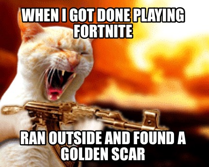 when-i-got-done-playing-fortnite-ran-outside-and-found-a-golden-scar