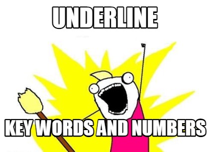 underline-key-words-and-numbers