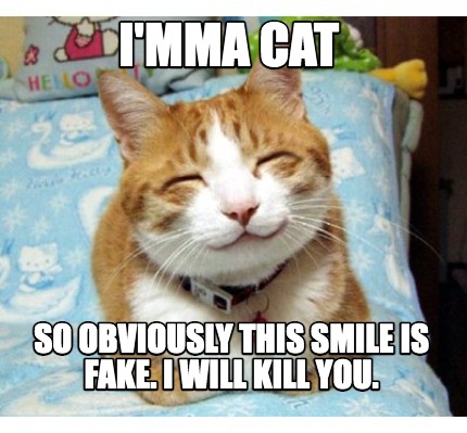 imma-cat-so-obviously-this-smile-is-fake.-i-will-kill-you