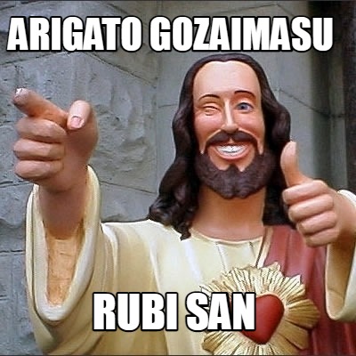 arigato-gozaimasu-rubi-san